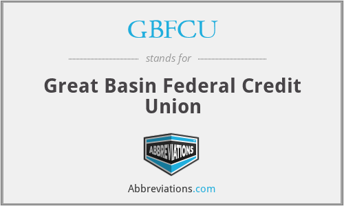 GBFCU - Great Basin Federal Credit Union