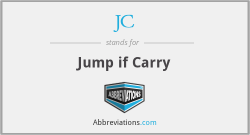 JC - Jump if Carry