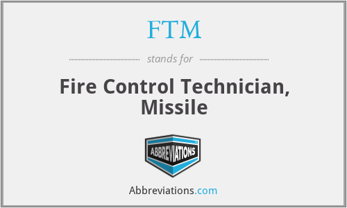 FTM - Fire Control Technician, Missile