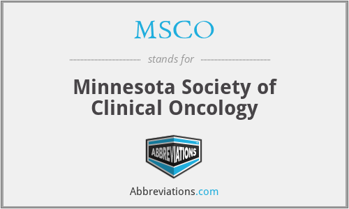 MSCO - Minnesota Society of Clinical Oncology