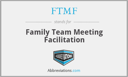 FTMF - Family Team Meeting Facilitation