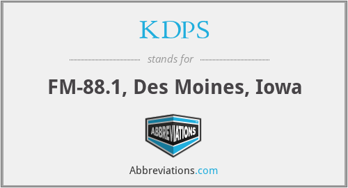 KDPS - FM-88.1, Des Moines, Iowa