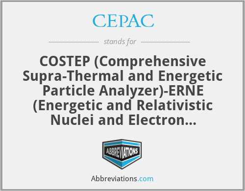 CEPAC - COSTEP (Comprehensive Supra-Thermal and Energetic Particle Analyzer)-ERNE (Energetic and Relativistic Nuclei and Electron experiment) Particle Analysis Collaboration
