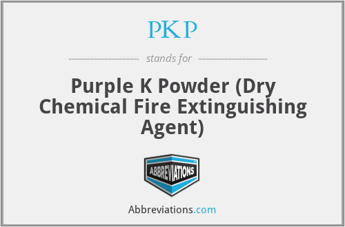 PKP - Purple K Powder (Dry Chemical Fire Extinguishing Agent)