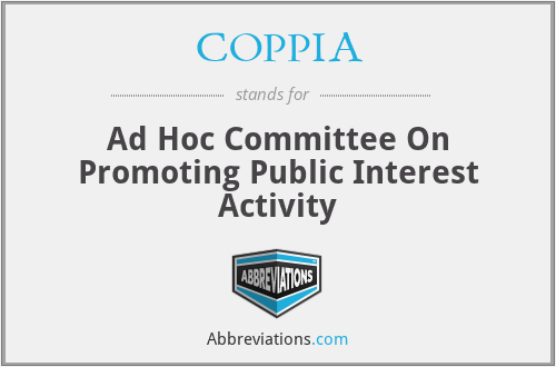 COPPIA - Ad Hoc Committee On Promoting Public Interest Activity