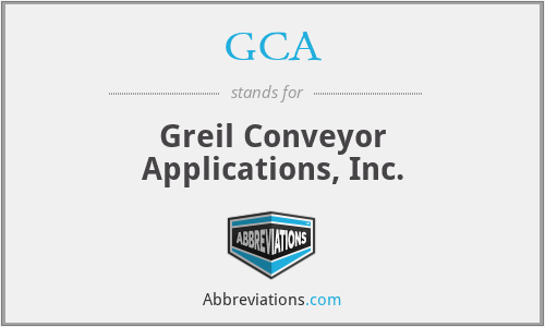 GCA - Greil Conveyor Applications, Inc.