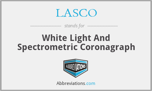 LASCO - White Light And Spectrometric Coronagraph