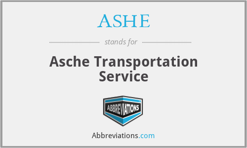 ASHE - Asche Transportation Service