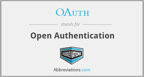 OAuth - Open Authentication