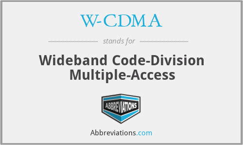 W-CDMA - Wideband Code-Division Multiple-Access
