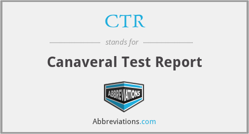 CTR - Canaveral Test Report