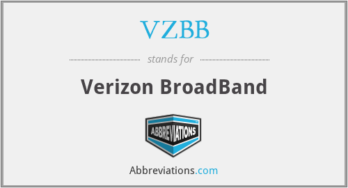 VZBB - Verizon BroadBand