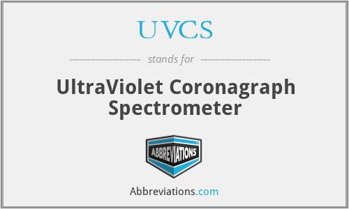 UVCS - UltraViolet Coronagraph Spectrometer
