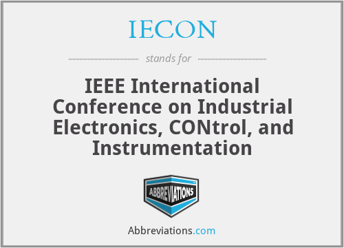 IECON - IEEE International Conference on Industrial Electronics, CONtrol, and Instrumentation