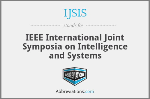 IJSIS - IEEE International Joint Symposia on Intelligence and Systems