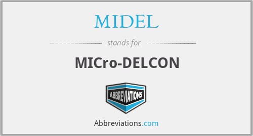MIDEL - MICro-DELCON
