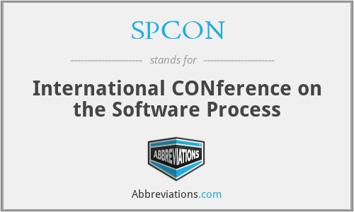 SPCON - International CONference on the Software Process
