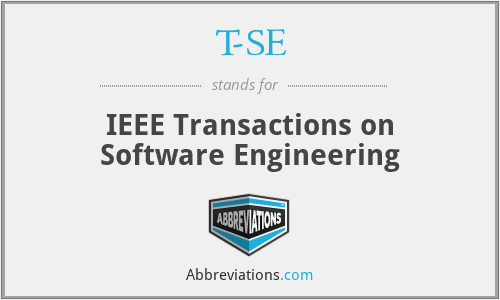 T-SE - IEEE Transactions on Software Engineering