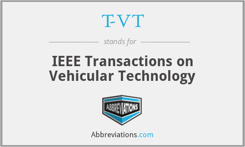 T-VT - IEEE Transactions on Vehicular Technology