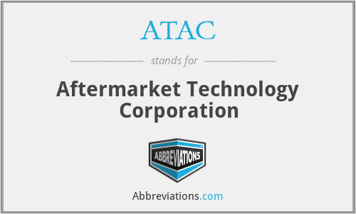 ATAC - Aftermarket Technology Corporation