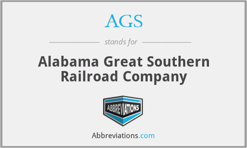 AGS - Alabama Great Southern Railroad Company