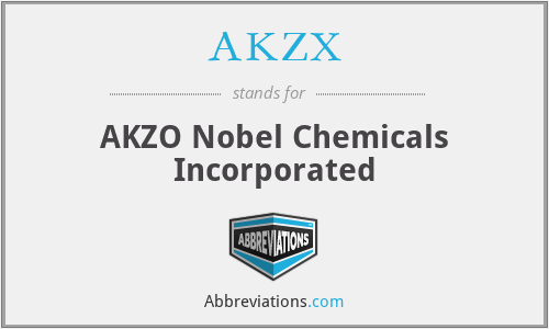 AKZX - AKZO Nobel Chemicals Incorporated