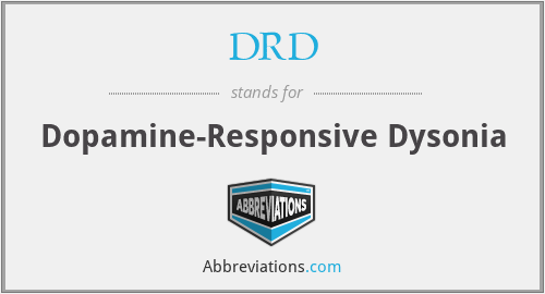 DRD - Dopamine-Responsive Dysonia