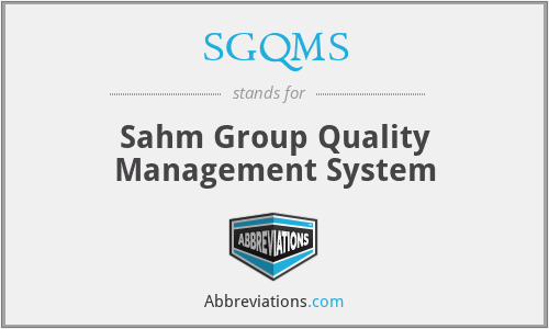 SGQMS - Sahm Group Quality Management System