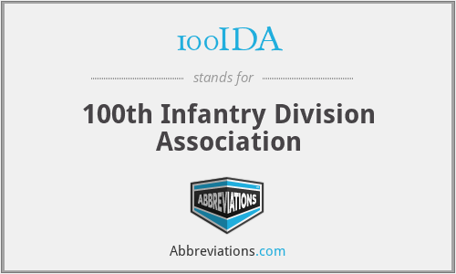 100IDA - 100th Infantry Division Association