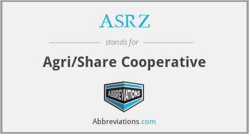 ASRZ - Agri/Share Cooperative