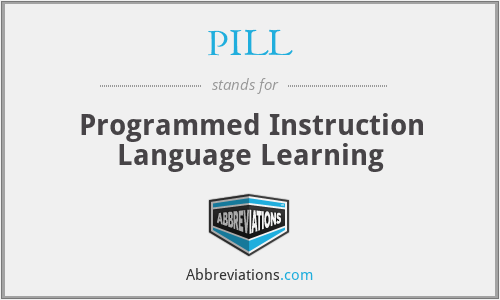 PILL - Programmed Instruction Language Learning