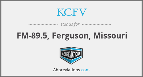 KCFV - FM-89.5, Ferguson, Missouri