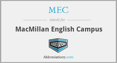 MEC - MacMillan English Campus