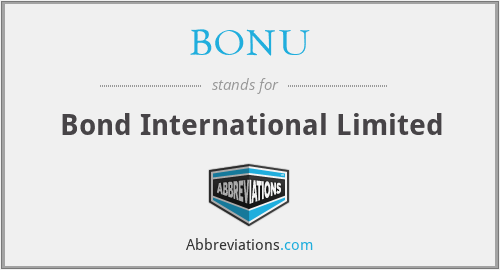 BONU - Bond International Limited