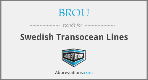 BROU - Swedish Transocean Lines