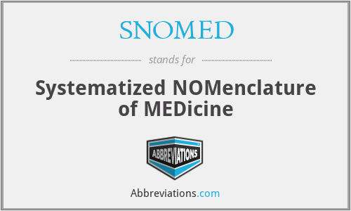 SNOMED - Systematized NOMenclature of MEDicine