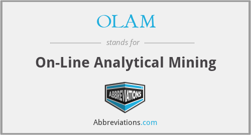 OLAM - On-Line Analytical Mining