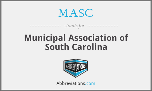 MASC - Municipal Association of South Carolina
