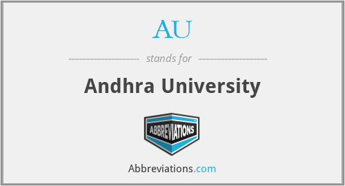 AU - Andhra University