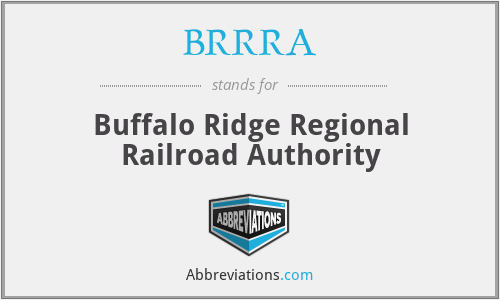 BRRRA - Buffalo Ridge Regional Railroad Authority