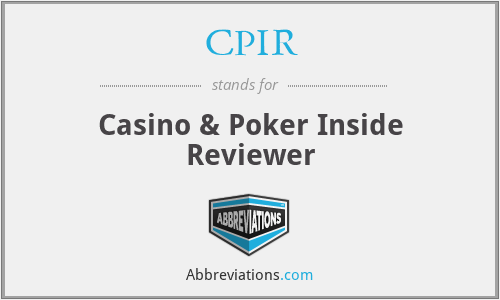 CPIR - Casino & Poker Inside Reviewer