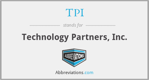TPI - Technology Partners, Inc.