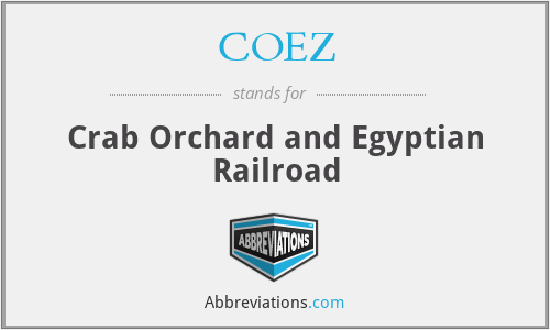 COEZ - Crab Orchard and Egyptian Railroad