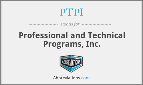 PTPI - Professional and Technical Programs, Inc.