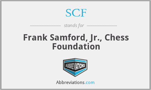 SCF - Frank Samford, Jr., Chess Foundation