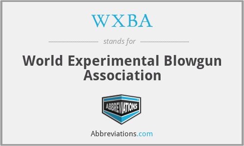 WXBA - World Experimental Blowgun Association