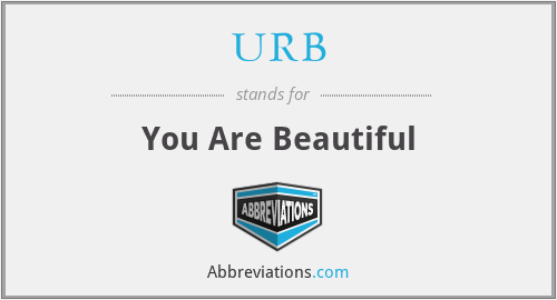 URB - You Are Beautiful