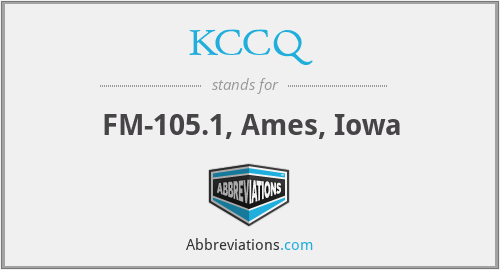 KCCQ - FM-105.1, Ames, Iowa