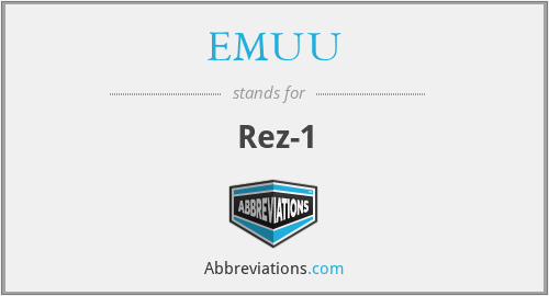 EMUU - Rez-1