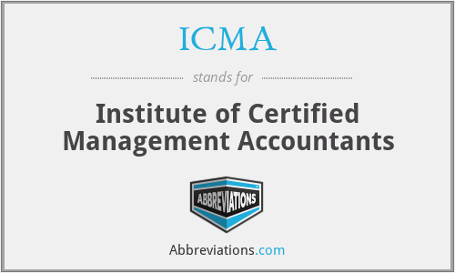 ICMA - Institute of Certified Management Accountants